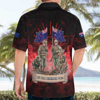 Australia And New Zealand ANZAC Day Hawaiian Shirt Soldiers Lest We Forget