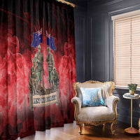 Australia And New Zealand ANZAC Day Window Curtain Soldiers Lest We Forget
