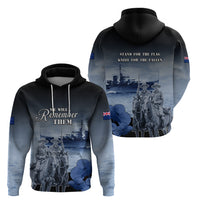 New Zealand ANZAC Day Zip Hoodie HMNZS Achilles We Will Remember Them LT05 - Polynesian Pride