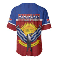 Kiribati 45th Independence Day Baseball Jersey Lesser Frigatebird Tribal Pattern
