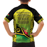 Vanuatu 45th Independence Family Matching Tank Maxi Dress and Hawaiian Shirt Special Style - Polynesian Pride