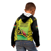 Vanuatu 46th Independence Kid Hoodie Special Style LT05 - Polynesian Pride