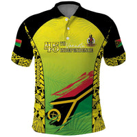 Vanuatu 46th Independence Polo Shirt Special Style LT05 Yellow - Polynesian Pride
