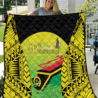 Vanuatu 46th Independence Quilt Special Style LT05 Yellow - Polynesian Pride