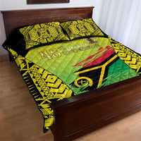Vanuatu 45th Independence Quilt Bed Set Special Style - Polynesian Pride