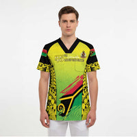 Vanuatu 46th Independence Scrub Top Special Style LT05 - Polynesian Pride