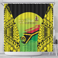 Vanuatu 46th Independence Shower Curtain Special Style LT05 - Polynesian Pride