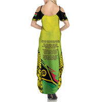 Vanuatu 46th Independence Summer Maxi Dress Special Style LT05 - Polynesian Pride
