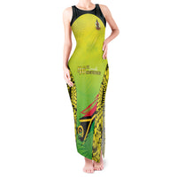 Vanuatu 46th Independence Tank Maxi Dress Special Style LT05 Women Yellow - Polynesian Pride