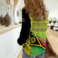 Vanuatu 45th Independence Women Casual Shirt Special Style - Polynesian Pride