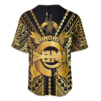 Vanuatu 46th Anniversary Of Independence Baseball Jersey Gold Style LT05 - Polynesian Pride
