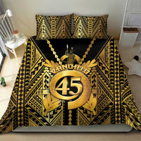 Vanuatu 46th Anniversary Of Independence Bedding Set Gold Style LT05 - Polynesian Pride