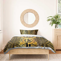 Vanuatu 46th Anniversary Of Independence Bedding Set Gold Style LT05 - Polynesian Pride