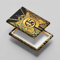 Vanuatu 46th Anniversary Of Independence Canvas Wall Art Gold Style LT05 - Polynesian Pride