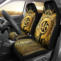 Vanuatu 46th Anniversary Of Independence Car Seat Cover Gold Style LT05 - Polynesian Pride