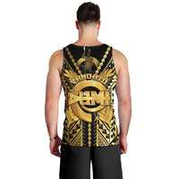 Vanuatu 46th Anniversary Of Independence Men Tank Top Gold Style LT05 - Polynesian Pride