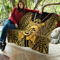 Vanuatu 46th Anniversary Of Independence Quilt Gold Style LT05 - Polynesian Pride