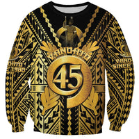 Vanuatu 45th Anniversary Of Independence Sweatshirt Gold Style - Polynesian Pride