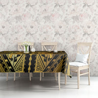 Vanuatu 46th Anniversary Of Independence Tablecloth Gold Style LT05 - Polynesian Pride