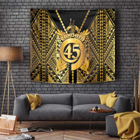 Vanuatu 46th Anniversary Of Independence Tapestry Gold Style LT05 Gold - Polynesian Pride