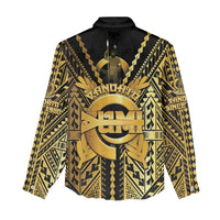 Vanuatu 46th Anniversary Of Independence Women Casual Shirt Gold Style LT05 - Polynesian Pride
