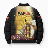 Papua New Guinea Bomber Puffer Jacket Independence Day Unique Style LT05 - Polynesian Pride
