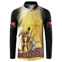 Papua New Guinea Button Sweatshirt 50 Years Of Independence - Polynesian Pride