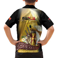 Papua New Guinea Family Matching Tank Maxi Dress and Hawaiian Shirt 50 Years Of Independence - Polynesian Pride