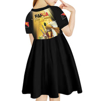 Papua New Guinea Kid Short Sleeve Dress Independence Day Unique Style LT05 - Polynesian Pride
