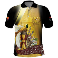 Papua New Guinea Polo Shirt Independence Day Unique Style LT05 Gold - Polynesian Pride