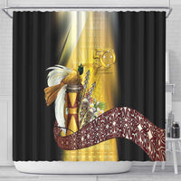 Papua New Guinea Shower Curtain 50 Years Of Independence - Polynesian Pride