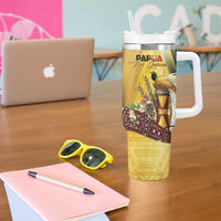 Papua New Guinea Tumbler With Handle 50 Years Of Independence - Polynesian Pride