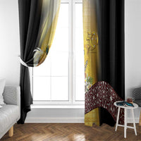 Papua New Guinea Window Curtain Independence Day Unique Style LT05 - Polynesian Pride