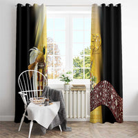 Papua New Guinea Window Curtain 50 Years Of Independence - Polynesian Pride