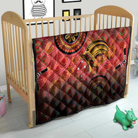 Papua New Guinea Quilt Birds Of Paradise With Aboriginal Pattern - Polynesian Pride