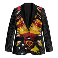 Papua New Guinea Independence Day Blazer Tribal Mask LT05 Unisex Red - Polynesian Pride