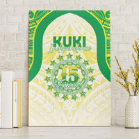 Kuki Independence 2026 Canvas Wall Art Cook Islands 15 Finest White Version