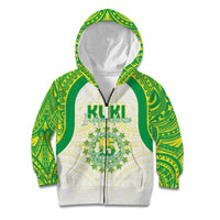Kuki Independence 2026 Kid Hoodie Cook Islands 15 Finest White Version