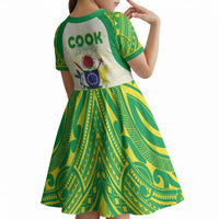 Kuki Independence 2026 Kid Short Sleeve Dress Cook Islands 15 Finest White Version