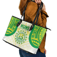 Kuki Independence 2026 Leather Tote Bag Cook Islands 15 Finest White Version