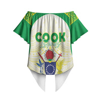 Kuki Independence 2026 Off Shoulder Wrap Waist Top Cook Islands 15 Finest White Version LT05 - Polynesian Pride