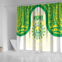 Kuki Independence 2026 Shower Curtain Cook Islands 15 Finest White Version