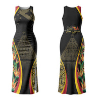 Papua New Guinea Hapi De Bilong Indipendens Couples Matching Tank Maxi Dress and Long Sleeve Button Shirt Special Style