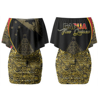 Papua New Guinea Hapi De Bilong Indipendens Family Matching Off Shoulder Short Dress and Hawaiian Shirt Special Style