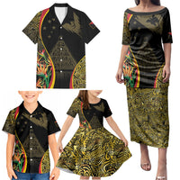 Papua New Guinea Hapi De Bilong Indipendens Family Matching Puletasi and Hawaiian Shirt Special Style