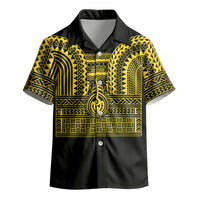 Philippines Filipinos Kid Hawaiian Shirt Igorot Tribal Pattern Black
