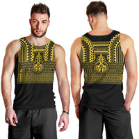 Philippines Filipinos Men Tank Top Igorot Tribal Pattern Black