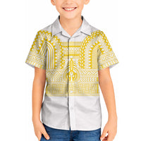 Philippines Filipinos Hawaiian Shirt Igorot Tribal Pattern White