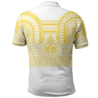 Philippines Filipinos Polo Shirt Igorot Tribal Pattern White