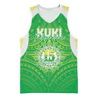 Kuki Independence 2026 Basketball Jersey Cook Islands 15 Finest Green Version